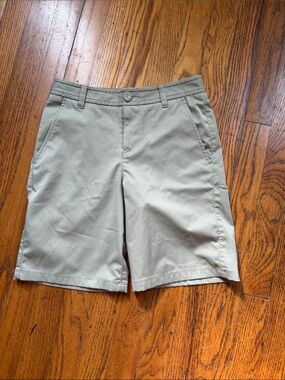 Under Armour Boys Khaki Tan Performance Shorts